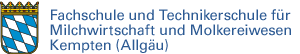 Schriftzug Milchwirtschaft und Molkereiwesen Kempten (Allgäu) mit Link zur Startseite